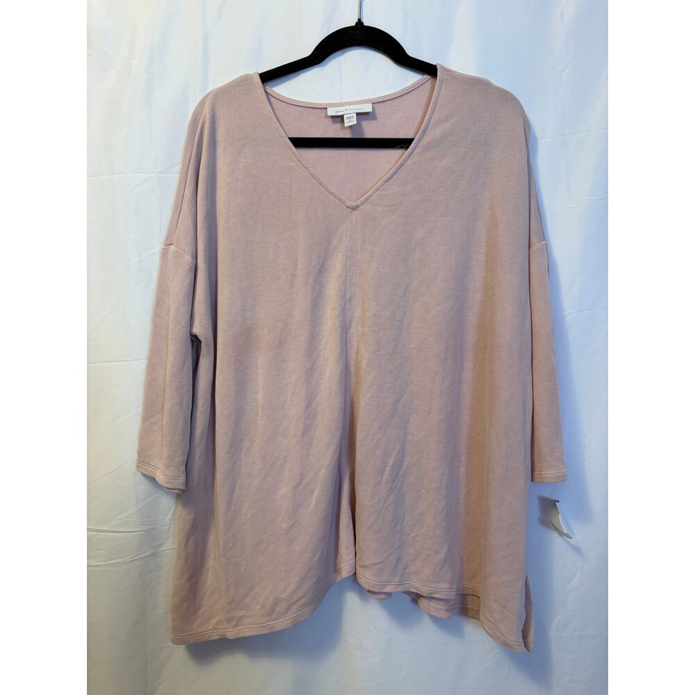 J. Jill Pure Jill Knitted Sweater Sand-Washed Pink 1X